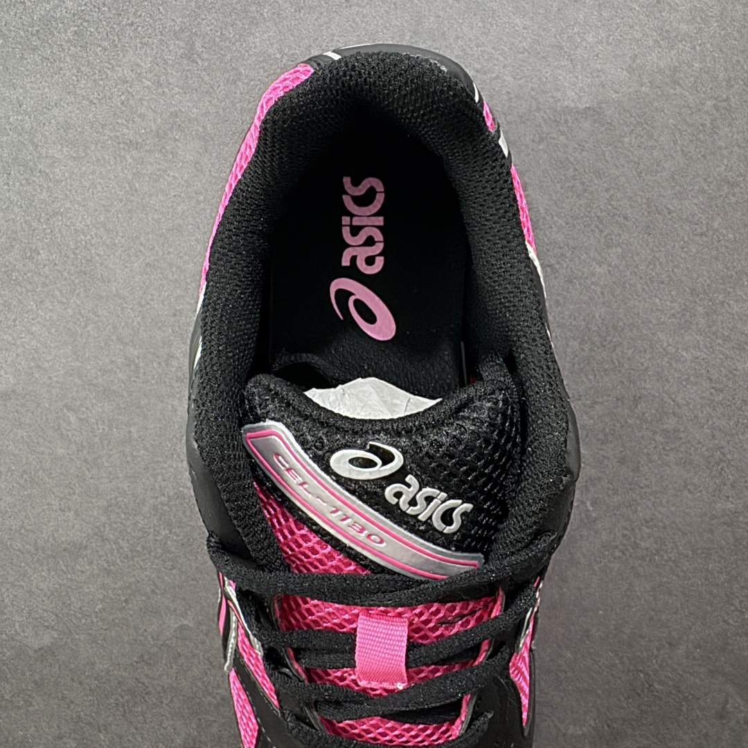 图片[7]-【公司级】ASICS 亚瑟士 新款情侣健步减震复古鞋GEL-1130 男女时尚透气运动潮流耐磨休闲鞋 选用网眼与皮革相接，复古而富有层次感。网布搭配金属感线条，虎爪 Logo 加入配色点缀，加深复古时尚美感。Ortholite 鞋垫+搭载着 GEL 缓震胶的鞋底，同时辅以耐磨大底提供良好抓地力。复古美学入门代表作，重现2000年代后期的复古美学。 尺码：36-45含半码-选品中心