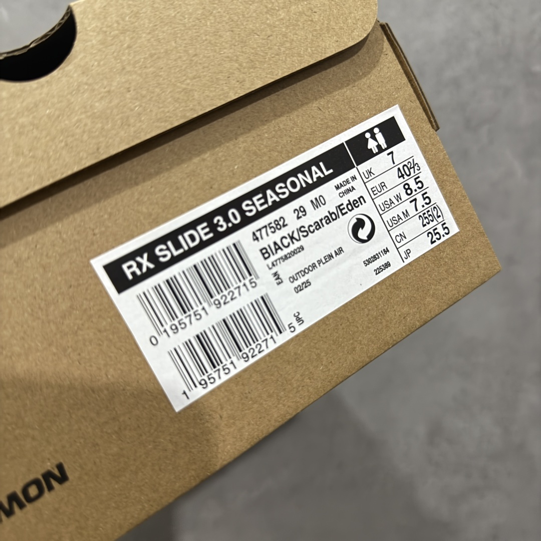  
【666版本】Salomon RX Slide 3.0 萨洛蒙舒适百搭防磨防滑包头拖鞋  29

原