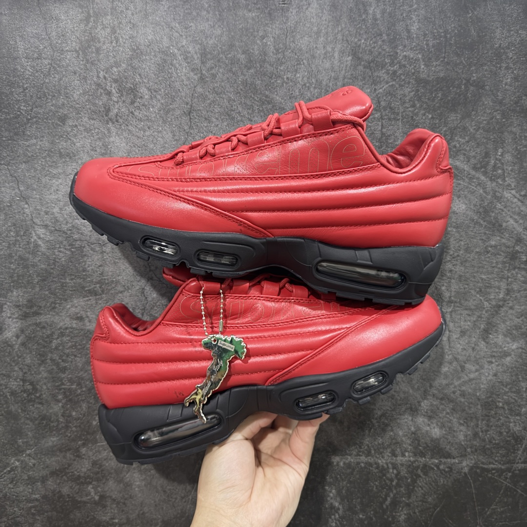  
【纯原】Supreme x Nike Air Max 95 Lux 联名款 复古减震气垫跑鞋 CI0
