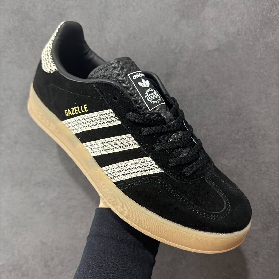  
【纯原】Adidas Originals Gazelle Indoor   三叶草复古休闲防滑耐磨低