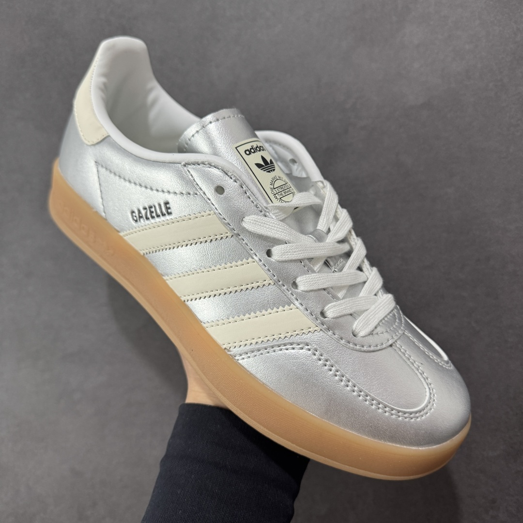  
【纯原】Adidas Originals Gazelle Indoor   三叶草复古休闲防滑耐磨低