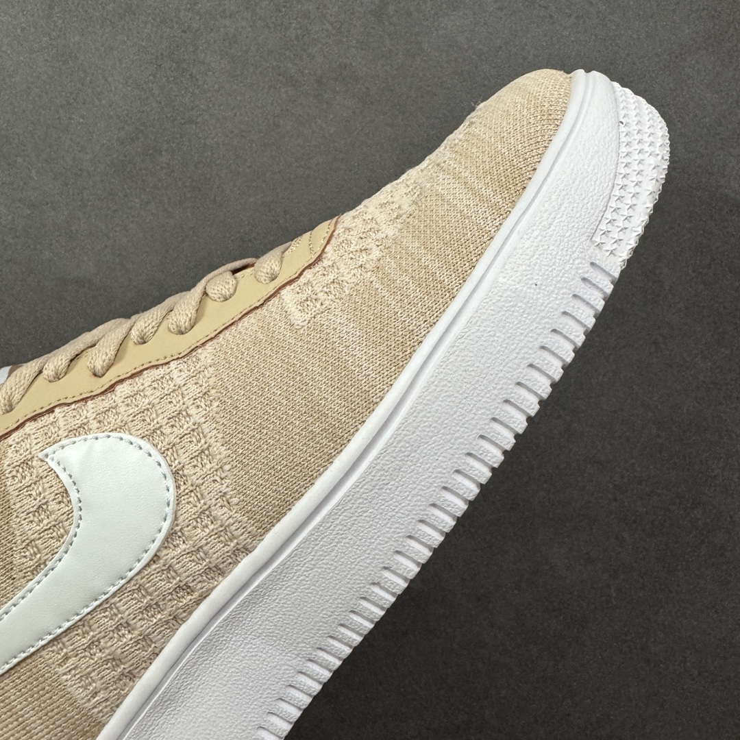  
【纯原】Nike Air Force 1 Low 飞织卡其色 透气空军一号低帮休闲板鞋 原厂材料 原