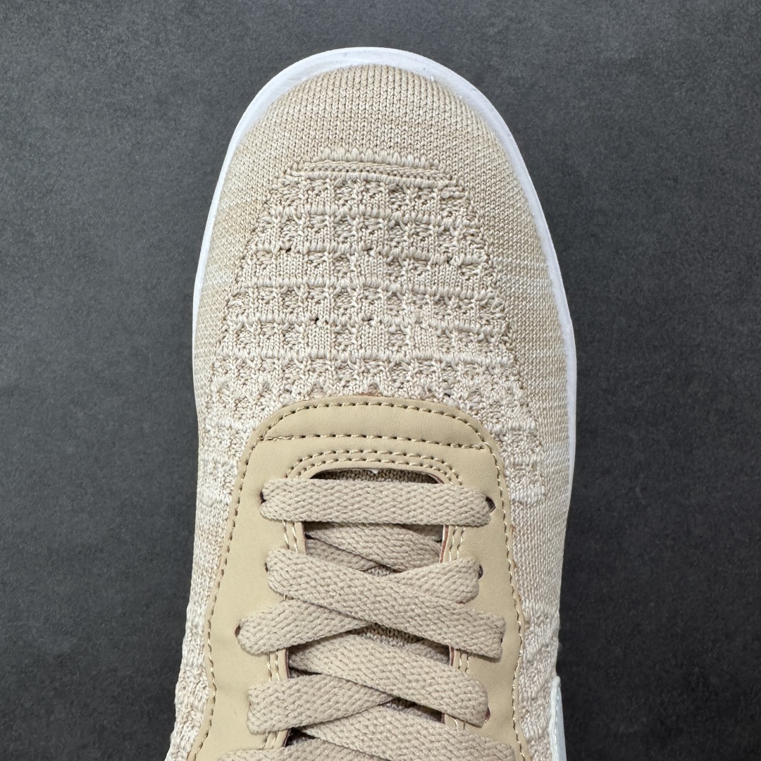  
【纯原】Nike Air Force 1 Low 飞织卡其色 透气空军一号低帮休闲板鞋 原厂材料 原
