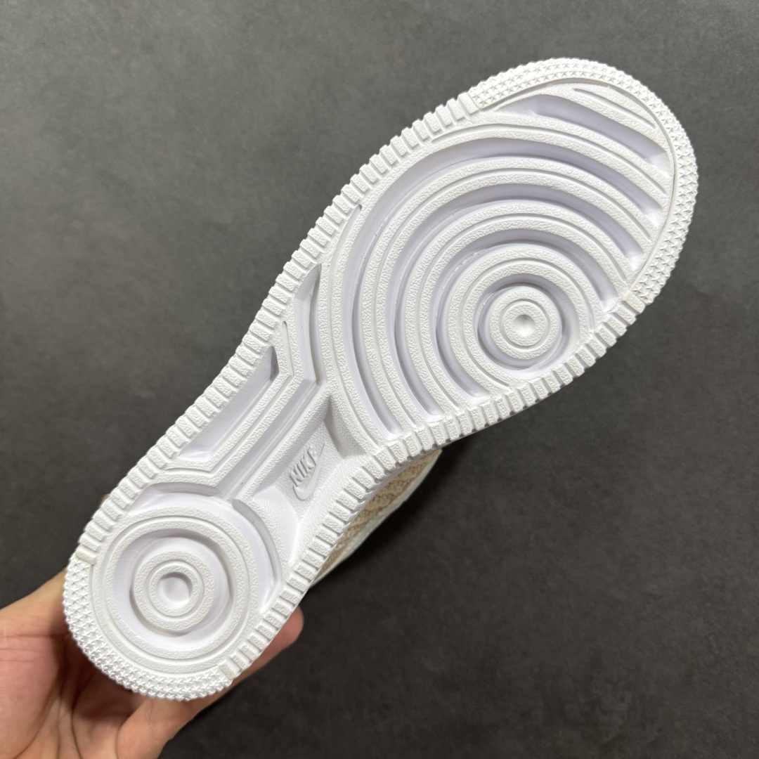  
【纯原】Nike Air Force 1 Low 飞织卡其色 透气空军一号低帮休闲板鞋 原厂材料 原