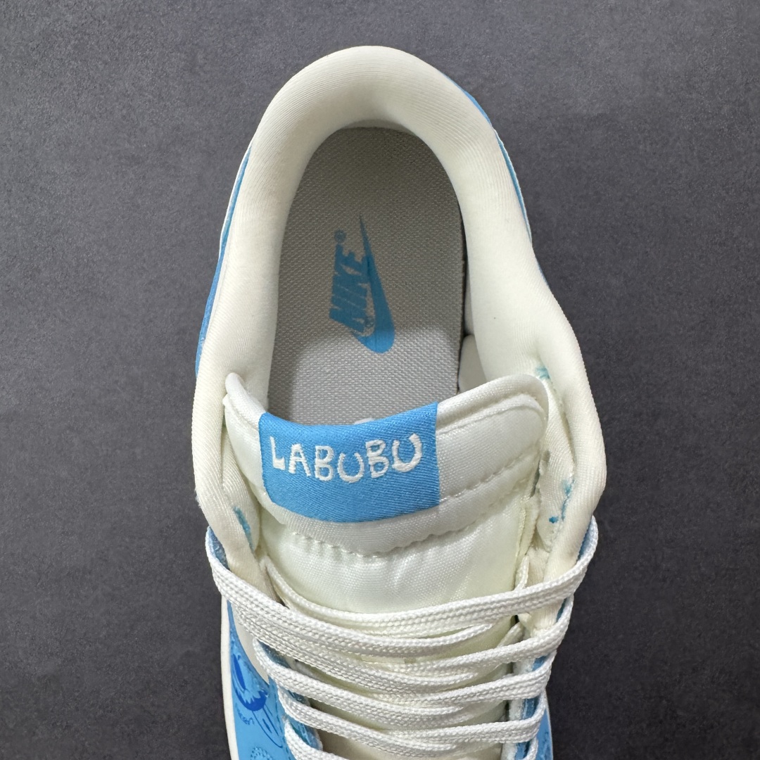  
【纯原】Labubu x Nike Dunk Low 白蓝拉布布
周年高端定制 低帮休闲板鞋 定制鞋
