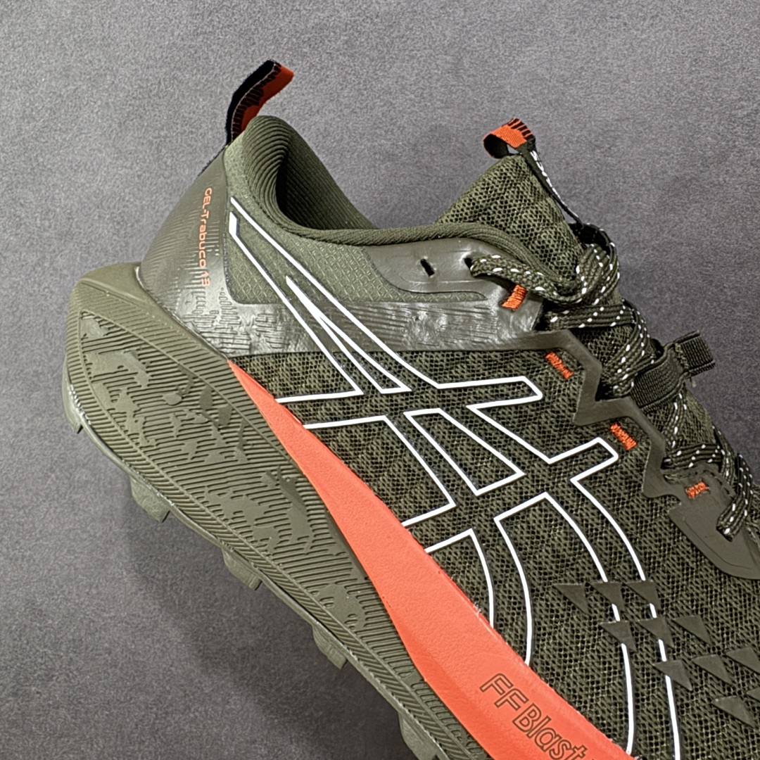  
【纯原】Asics Gel-Trabuco 13 亚瑟士复古透气休闲鞋缓震男子耐磨跑步鞋
#鞋面采