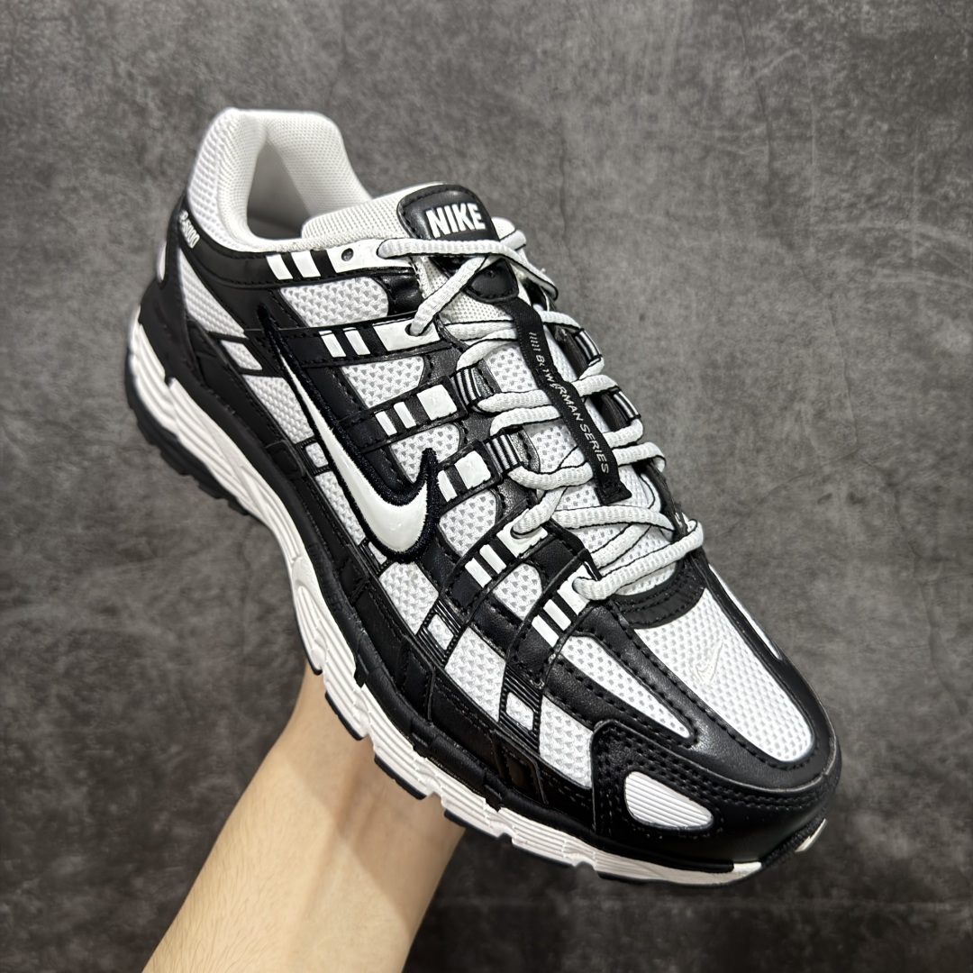 图片[3]-【纯原CS版】NK P-6000 复古老爹休闲运动鞋 黑白 全新公司级品质 组合大底 中底拉帮等细节区别市售通货品质 市面唯一正确三明治网面 货号：BV1021-011 尺码：36 36.5 37.5 38 38.5 39 40 40.5 41 42 42.5 43 44 44.5 45-选品中心