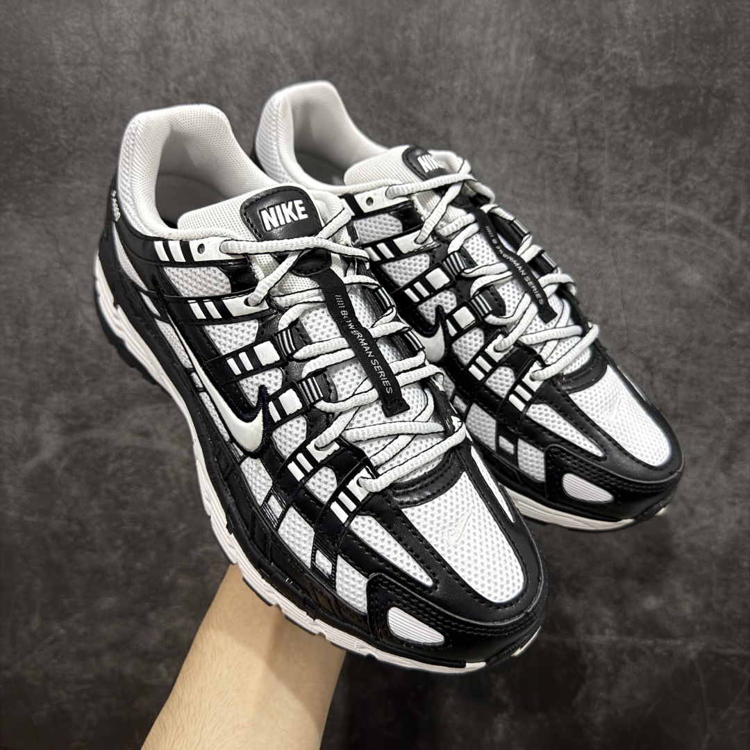 【纯原CS版】NK P-6000 复古老爹休闲运动鞋 黑白 全新公司级品质 组合大底 中底拉帮等细节区别市售通货品质 市面唯一正确三明治网面 货号:BV1021-011 尺码:36 36.5 37.5 38 38.5 39 40 40.5 41 42 42.5 43 44 44.5 45-选品中心