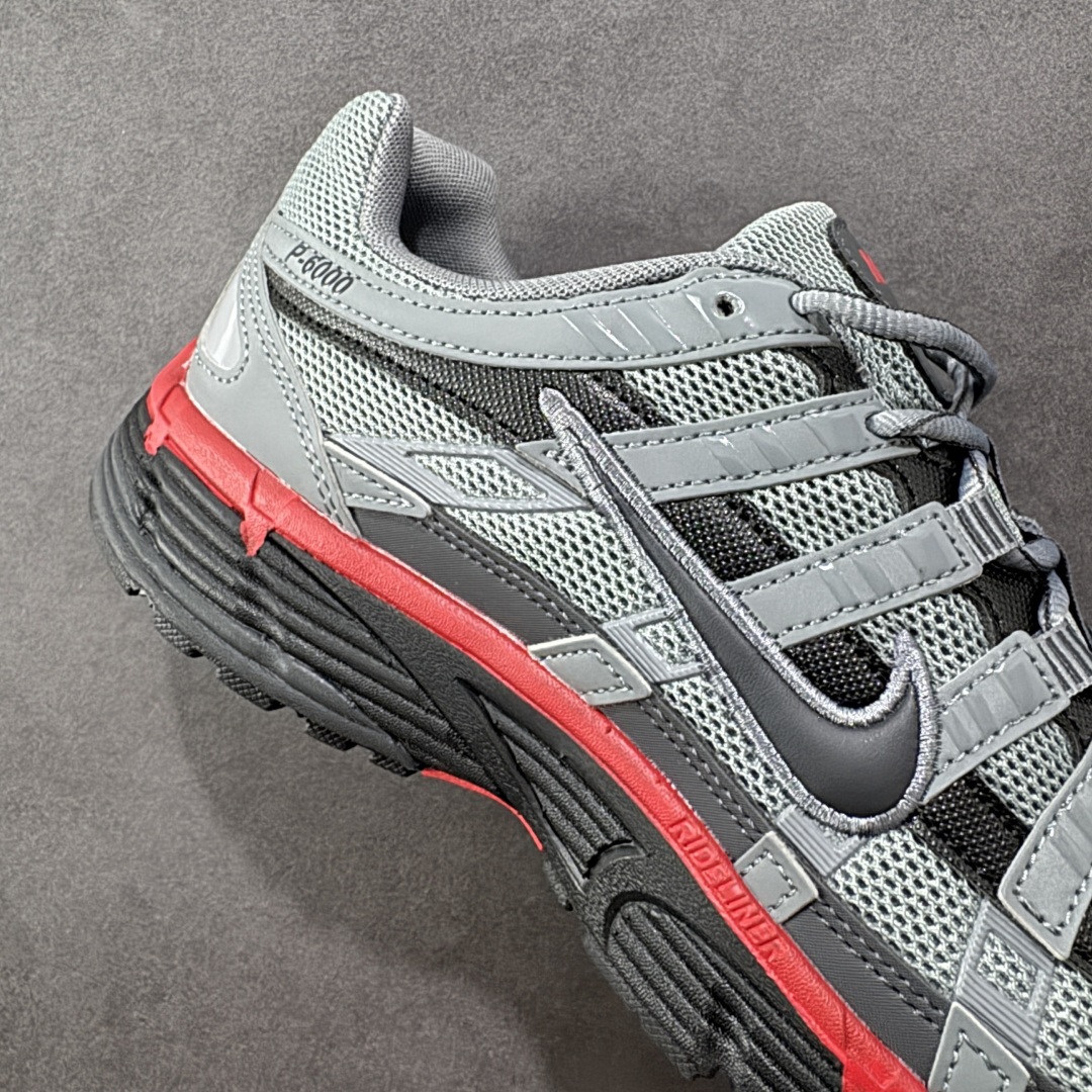 图片[6]-【纯原版】Nike P-6000 Premium系列低帮复古老爹风休闲运动舒适慢跑鞋 IF6199-001 男鞋真标半码制 升级原楦原纸版数据开发版型 采用硬质牛剖革组合透气网面材质 正确3层组织中底搭载EVA轻量缓震嵌入双层革新物料鞋垫,外置防滑耐磨橡胶底片❗ 尺码：39 40 40.5 41 42 42.5 43 44 44.5 45-选品中心