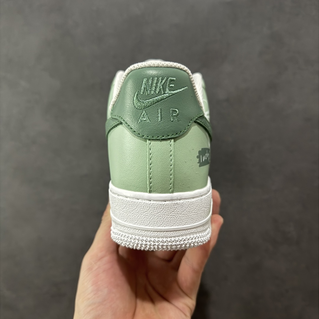 图片[4]-【定制版】Nike Air Force 1\’07 Low 幸运草 绿白 空军一号低帮休闲板鞋  #原楦头原纸板 原装鞋盒 定制五金配件 内置全掌气垫 原厂鞋底 货号：ZH0316-098  尺码：36 36.5 37.5 38 38.5 39 40 40.5 41 42 42.5 43 44 44.5 45 编码：HXSA310320-选品中心