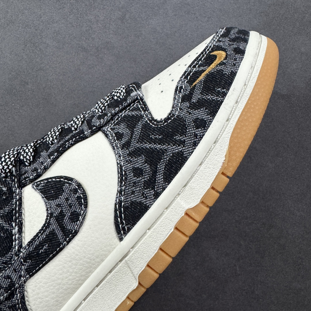 图片[5]-【定制版】Nike SB Dunk Low 迪奥联名 墨纹牛仔 高端定制 低帮休闲板鞋 SD6688-001  #定制鞋盒 大厂纯原品质出货 超高清洁度 皮料切割干净无任何毛边 细节完美   尺码：36 36.5 37.5 38 38.5 39 40 40.5 41 42 42.5 43 44 44.5 45 编码：HXSB330340-选品中心