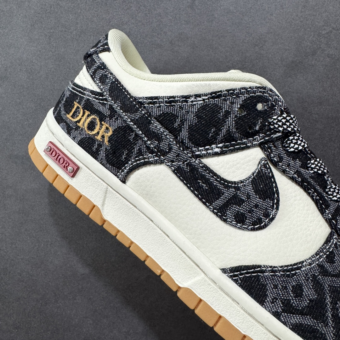 图片[6]-【定制版】Nike SB Dunk Low 迪奥联名 墨纹牛仔 高端定制 低帮休闲板鞋 SD6688-001  #定制鞋盒 大厂纯原品质出货 超高清洁度 皮料切割干净无任何毛边 细节完美   尺码：36 36.5 37.5 38 38.5 39 40 40.5 41 42 42.5 43 44 44.5 45 编码：HXSB330340-选品中心