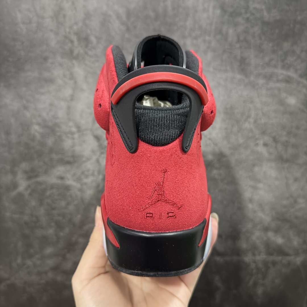 图片[4]-【原厂版】Air Jordan AJ6 Retro \”Toro\” 黑红愤怒的公牛 CT8529-600 耗时半年巨作 全套原纸板楦头开发 确保原汁原味 完美呈现六代版型 一比一鞋头弧度高度鞋身弧度 数据细节工艺流程均保持一致 定制优质皮料 完美鞋型匹配公司货 正确TPU鞋舌锁扣 最新原厂底模 大底卡色咬花完美 鞋柜必备鞋款 终端现货供应 尺码：40 40.5 41 42 42.5 43 44 44.5 45 46 47.5-选品中心