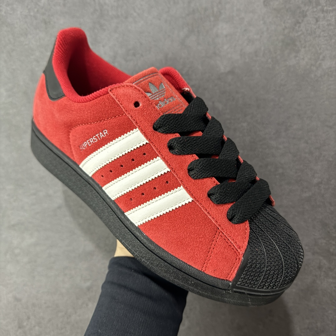 图片[3]-【公司级】Adidas三叶草 Originals Superstar贝壳头系列低帮经典百搭休闲运动板鞋 原装头层材料 用料绝不含糊 独家版型蒸餾加工帶來的是更好的视觉和脚感体验 清洁度 电绣工艺 皮料切割干净无任何毛边 细节完美 货号：JQ3220 尺码：35 36 36.5 37 38 38.5 39 40 40.5 41 42 42.5 43 44 45-选品中心