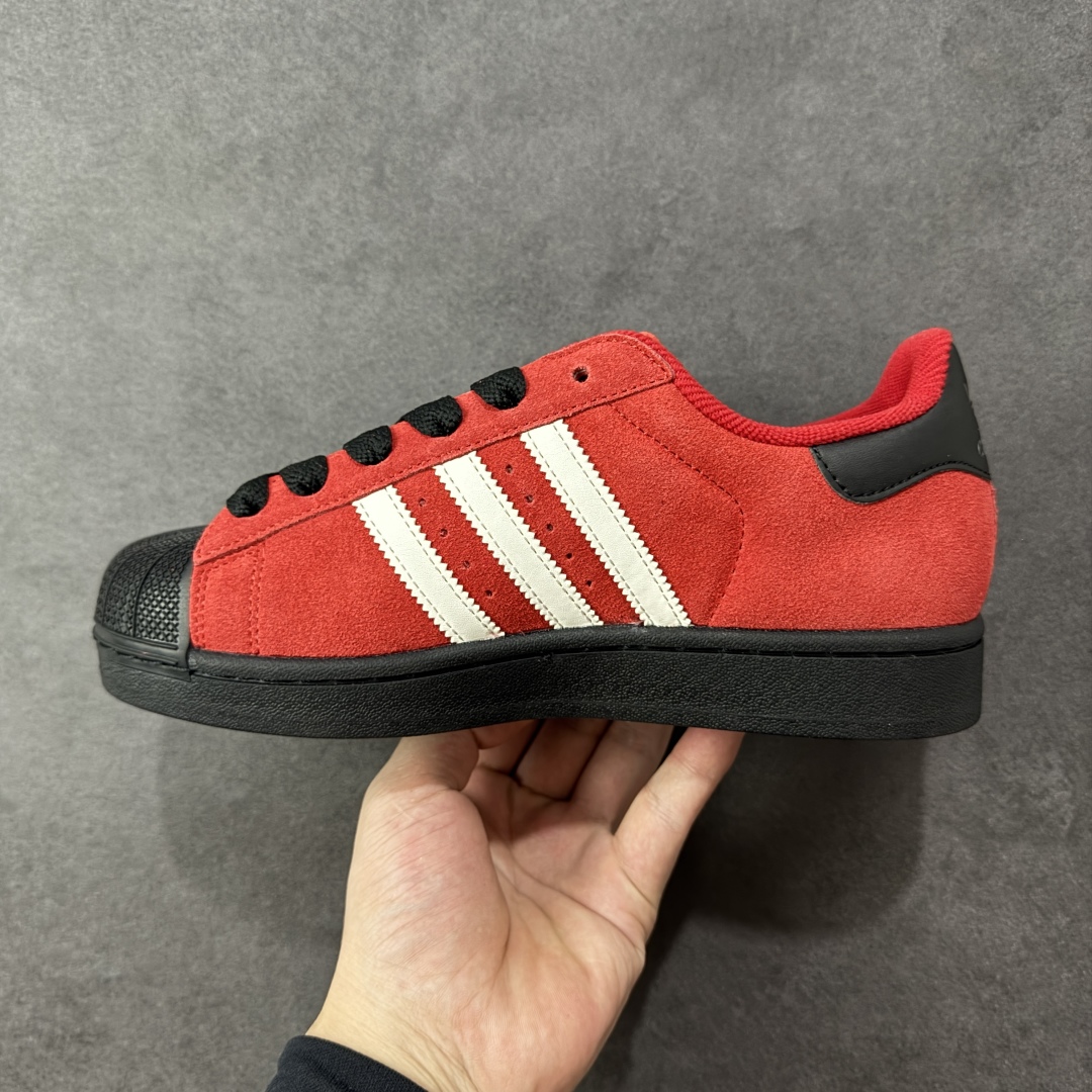 图片[2]-【公司级】Adidas三叶草 Originals Superstar贝壳头系列低帮经典百搭休闲运动板鞋 原装头层材料 用料绝不含糊 独家版型蒸餾加工帶來的是更好的视觉和脚感体验 清洁度 电绣工艺 皮料切割干净无任何毛边 细节完美 货号：JQ3220 尺码：35 36 36.5 37 38 38.5 39 40 40.5 41 42 42.5 43 44 45-选品中心