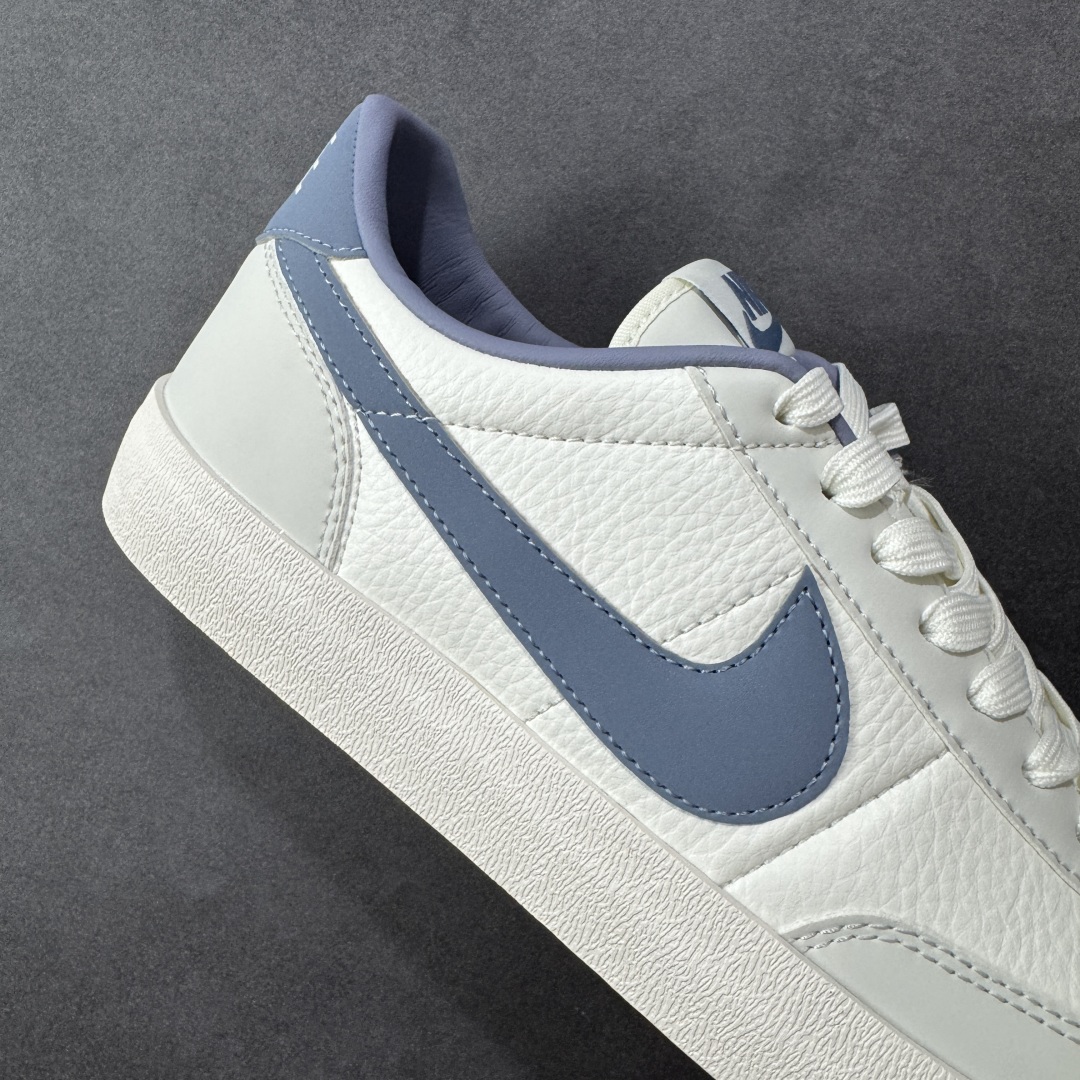 图片[6]-【公司级】Nike Killshot 2 耐克 低帮 白蓝色 男女同款 减震耐磨低邦板鞋 元年款低帮网球鞋中汲取灵感，采用丰富纹理皮革焕新鞋面设计，塑就新颖外观。鞋面采用丰富纹理柔软舒适皮革打造，部分位置以皮革加以点缀；打造时尚休闲风范，后跟位置Nike字母印花，鞋身两侧Swoosh Logo采用蓝色点缀，鞋舌绣标上Nike Swooshh Logo辅以b白色刺绣呈现，最后以米白色中底及同色橡胶外底完善整体设计收尾。 货号：HQ1657-106 尺码：35.5 36 36.5 37.5 38 38.5 39 40 40.5 41 42 42.5 43 44 44.5 45 编码：HXSA210220-选品中心