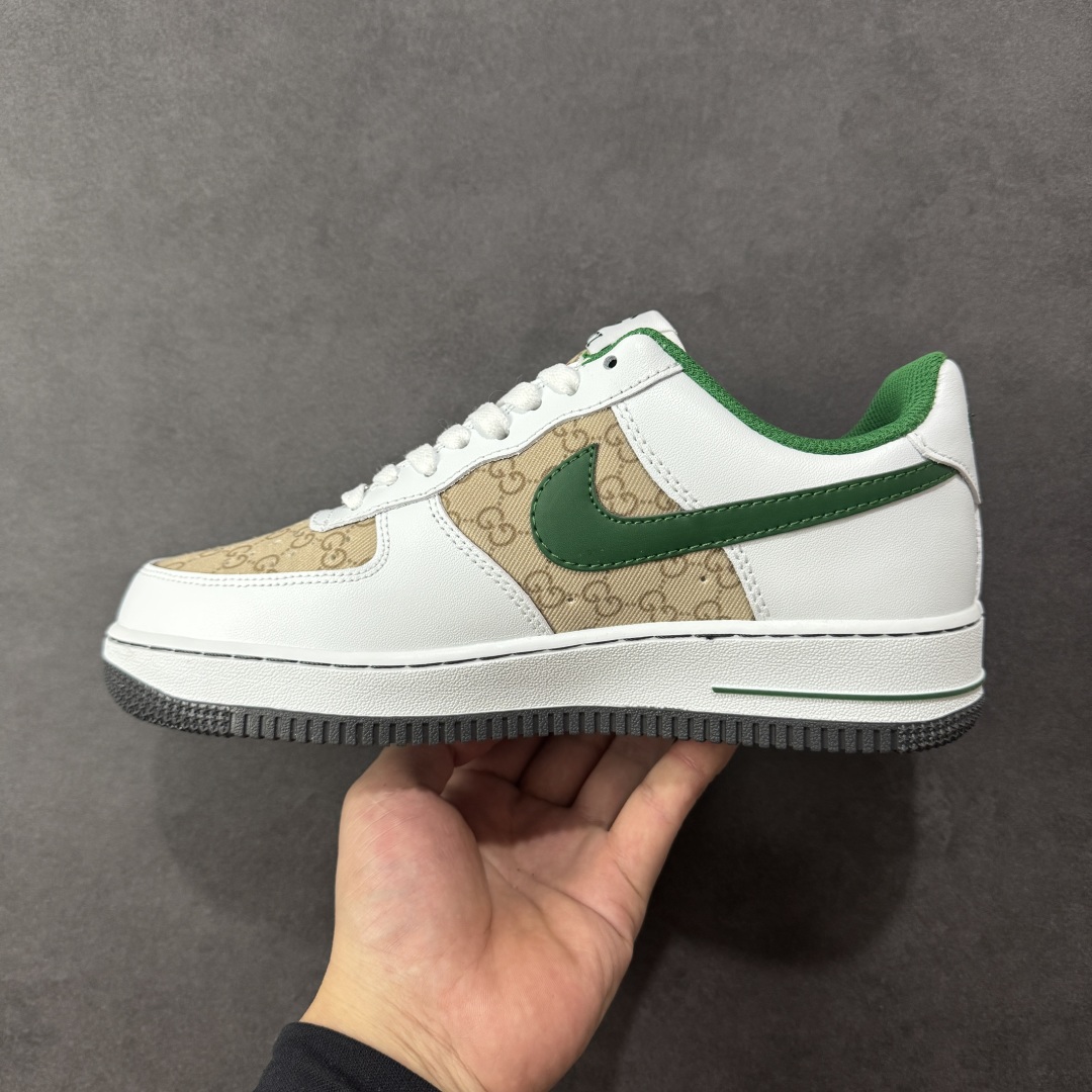 图片[2]-【定制版】Nike Air Force 1\’07 Low 古驰联名 花纹草绿 空军一号低帮休闲板鞋  #原楦头原纸板 原装鞋盒 定制五金配件 内置全掌气垫 原厂鞋底 货号：AH8462-004  尺码：36 36.5 37.5 38 38.5 39 40 40.5 41 42 42.5 43 44 44.5 45 编码：HXSA310320-选品中心