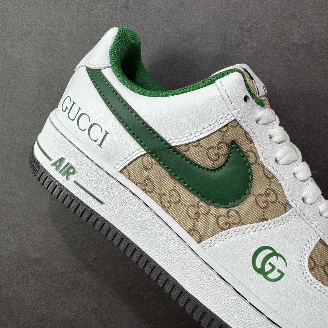 图片[6]-【定制版】Nike Air Force 1\’07 Low 古驰联名 花纹草绿 空军一号低帮休闲板鞋  #原楦头原纸板 原装鞋盒 定制五金配件 内置全掌气垫 原厂鞋底 货号：AH8462-004  尺码：36 36.5 37.5 38 38.5 39 40 40.5 41 42 42.5 43 44 44.5 45 编码：HXSA310320-选品中心