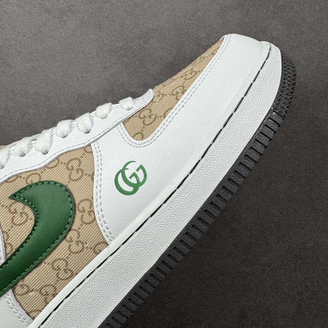 图片[5]-【定制版】Nike Air Force 1\’07 Low 古驰联名 花纹草绿 空军一号低帮休闲板鞋  #原楦头原纸板 原装鞋盒 定制五金配件 内置全掌气垫 原厂鞋底 货号：AH8462-004  尺码：36 36.5 37.5 38 38.5 39 40 40.5 41 42 42.5 43 44 44.5 45 编码：HXSA310320-选品中心