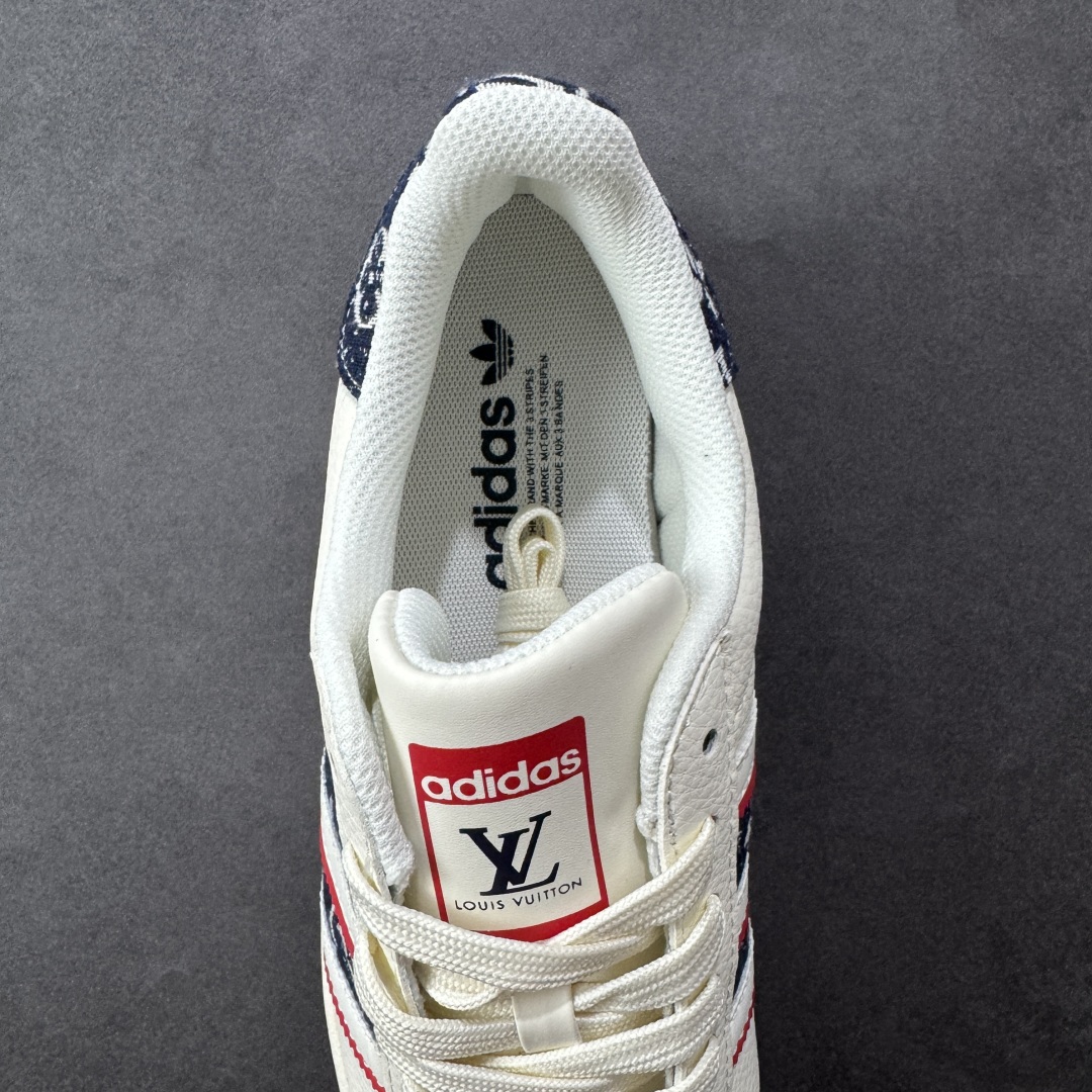 图片[7]-【定制版】AD Originals Superstar x Louis Vuitton 白黑 采用全新头层拼接皮革材质 后跟采用特色3D立体印字 渠道正品订单 诠释市场最高工艺水平 全鞋进口头层皮料打造 区别市面普通真标版本，进出专柜无压力 货号：JY8909 尺码：36-45 编码：CC290300-选品中心