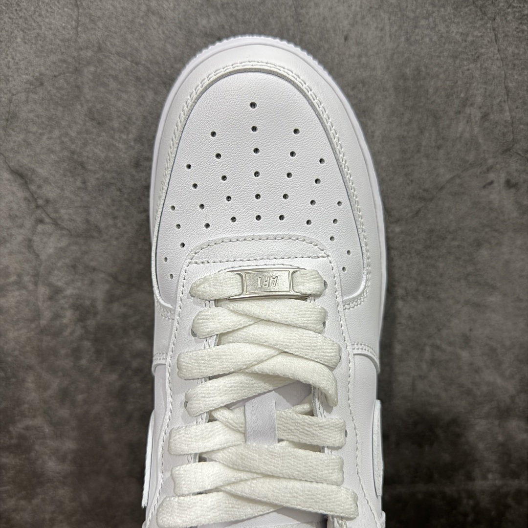 图片[5]-【纯原头层版】NK Air Force 1 Low \’07 空军一号低帮经典板鞋 纯白 CW2288-111 顶级空军 皮料质感可媲美og版 细节吊打市场其他代号版本 全鞋电脑针车 工整有序 原厂港宝加持完美还原灵魂版型 原盒原配从里到外百分百还原 原厂全头层原厂皮料 原标原盒 内置Sole气垫 中底白色背胶 中底划线 已经无限的接近公司 原厂楦头 原厂刺绣 后跟弧度修正 正确中底四线防伪 尺码：36 36.5 37.5 38 38.5 39 40 40.5 41 42 42.5 43 44 44.5 45 46-选品中心