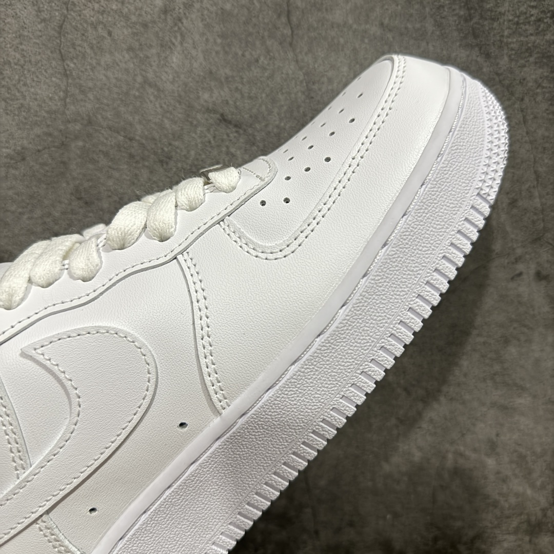 图片[6]-【纯原头层版】NK Air Force 1 Low \’07 空军一号低帮经典板鞋 纯白 CW2288-111 顶级空军 皮料质感可媲美og版 细节吊打市场其他代号版本 全鞋电脑针车 工整有序 原厂港宝加持完美还原灵魂版型 原盒原配从里到外百分百还原 原厂全头层原厂皮料 原标原盒 内置Sole气垫 中底白色背胶 中底划线 已经无限的接近公司 原厂楦头 原厂刺绣 后跟弧度修正 正确中底四线防伪 尺码：36 36.5 37.5 38 38.5 39 40 40.5 41 42 42.5 43 44 44.5 45 46-选品中心