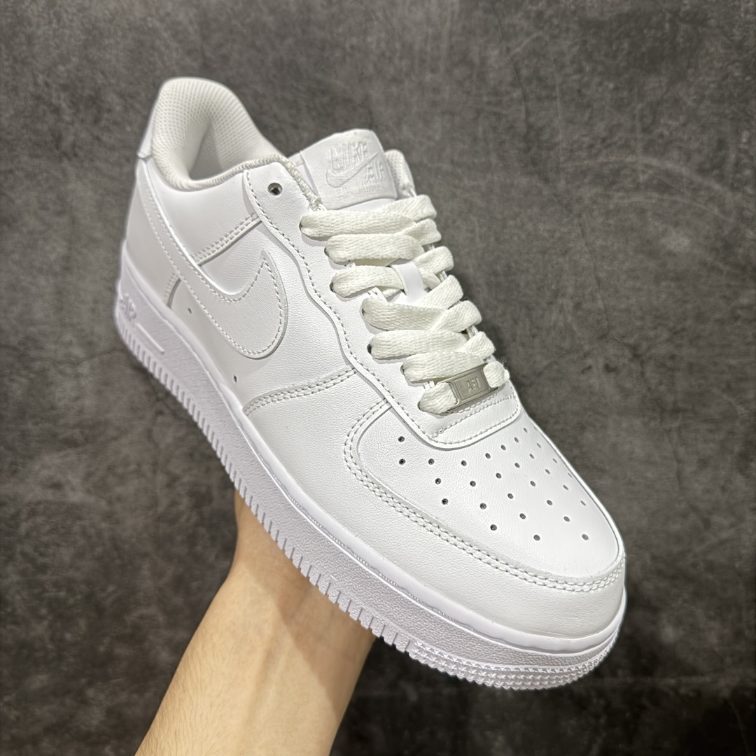 图片[3]-【纯原头层版】NK Air Force 1 Low \’07 空军一号低帮经典板鞋 纯白 CW2288-111 顶级空军 皮料质感可媲美og版 细节吊打市场其他代号版本 全鞋电脑针车 工整有序 原厂港宝加持完美还原灵魂版型 原盒原配从里到外百分百还原 原厂全头层原厂皮料 原标原盒 内置Sole气垫 中底白色背胶 中底划线 已经无限的接近公司 原厂楦头 原厂刺绣 后跟弧度修正 正确中底四线防伪 尺码：36 36.5 37.5 38 38.5 39 40 40.5 41 42 42.5 43 44 44.5 45 46-选品中心