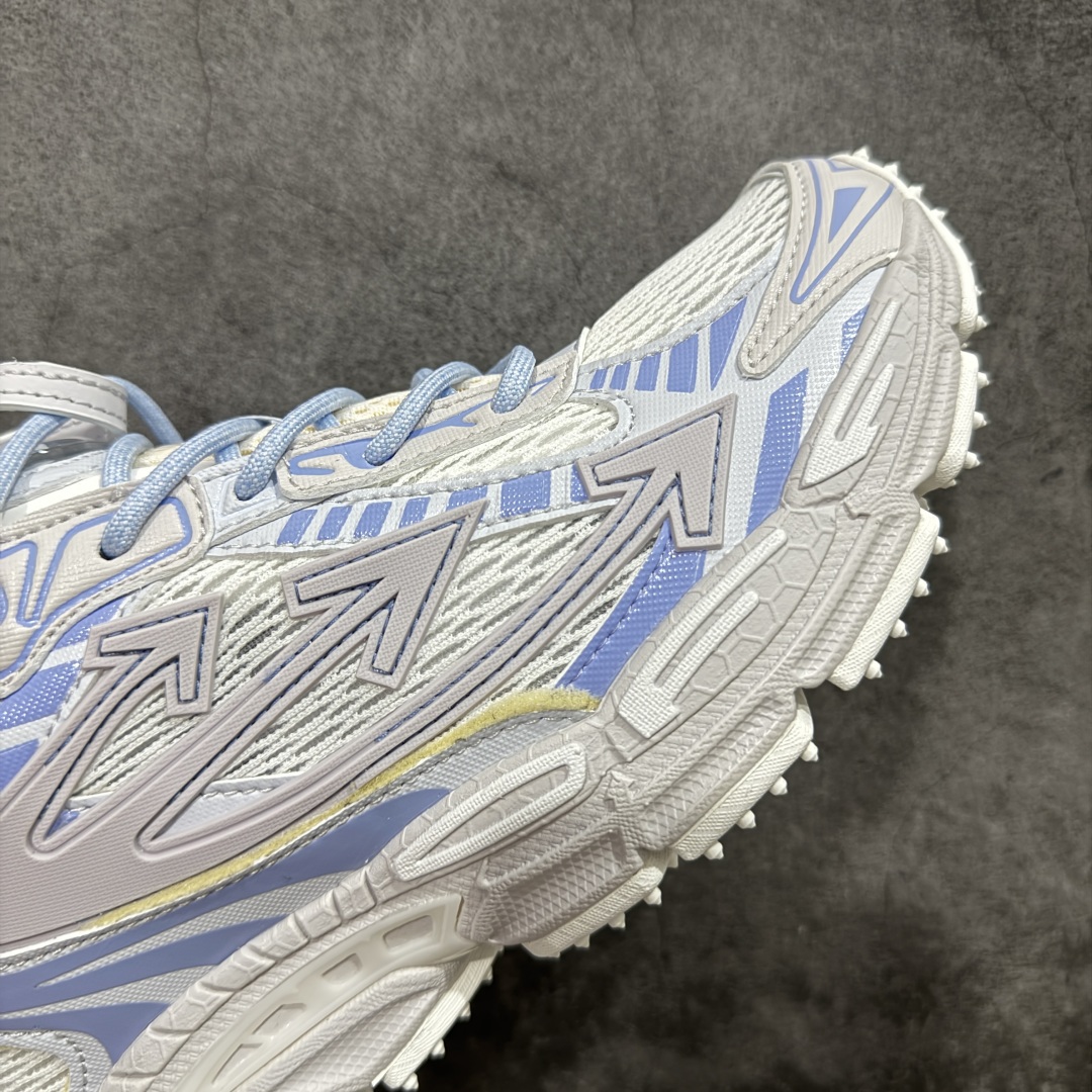 图片[6]-【纯原OK版本】Off-White 2024年OW最新款跑鞋 百分百原盒正确版 原楦原纸板数据开发 4层分离大底#鞋面采用3d立体打印和多种材料拼接而成#防滑耐磨透气性轻便跑鞋 作为曾经爆火 并且定位奢潮领域的标志性品牌 Off-White 仍需要不断更新符合当下潮流时尚的复古运动鞋款，以期收获基本盘消费者的关注 此次更新的 Off-White 新款运动鞋将经典复古老爹鞋细节设计更加夸张化 并将标志性箭头设计置于显著位置 除此之外 整个系列的色彩搭配也可谓纷繁多样 总有一款适合你 尺码：36 37 38 39 40 41 42 43 44 45 46 47-选品中心