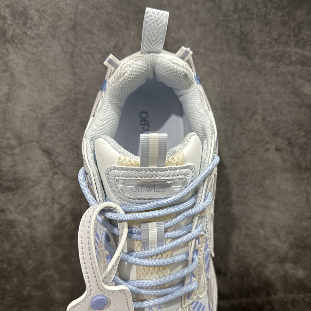 图片[8]-【纯原OK版本】Off-White 2024年OW最新款跑鞋 百分百原盒正确版 原楦原纸板数据开发 4层分离大底#鞋面采用3d立体打印和多种材料拼接而成#防滑耐磨透气性轻便跑鞋 作为曾经爆火 并且定位奢潮领域的标志性品牌 Off-White 仍需要不断更新符合当下潮流时尚的复古运动鞋款，以期收获基本盘消费者的关注 此次更新的 Off-White 新款运动鞋将经典复古老爹鞋细节设计更加夸张化 并将标志性箭头设计置于显著位置 除此之外 整个系列的色彩搭配也可谓纷繁多样 总有一款适合你 尺码：36 37 38 39 40 41 42 43 44 45 46 47-选品中心