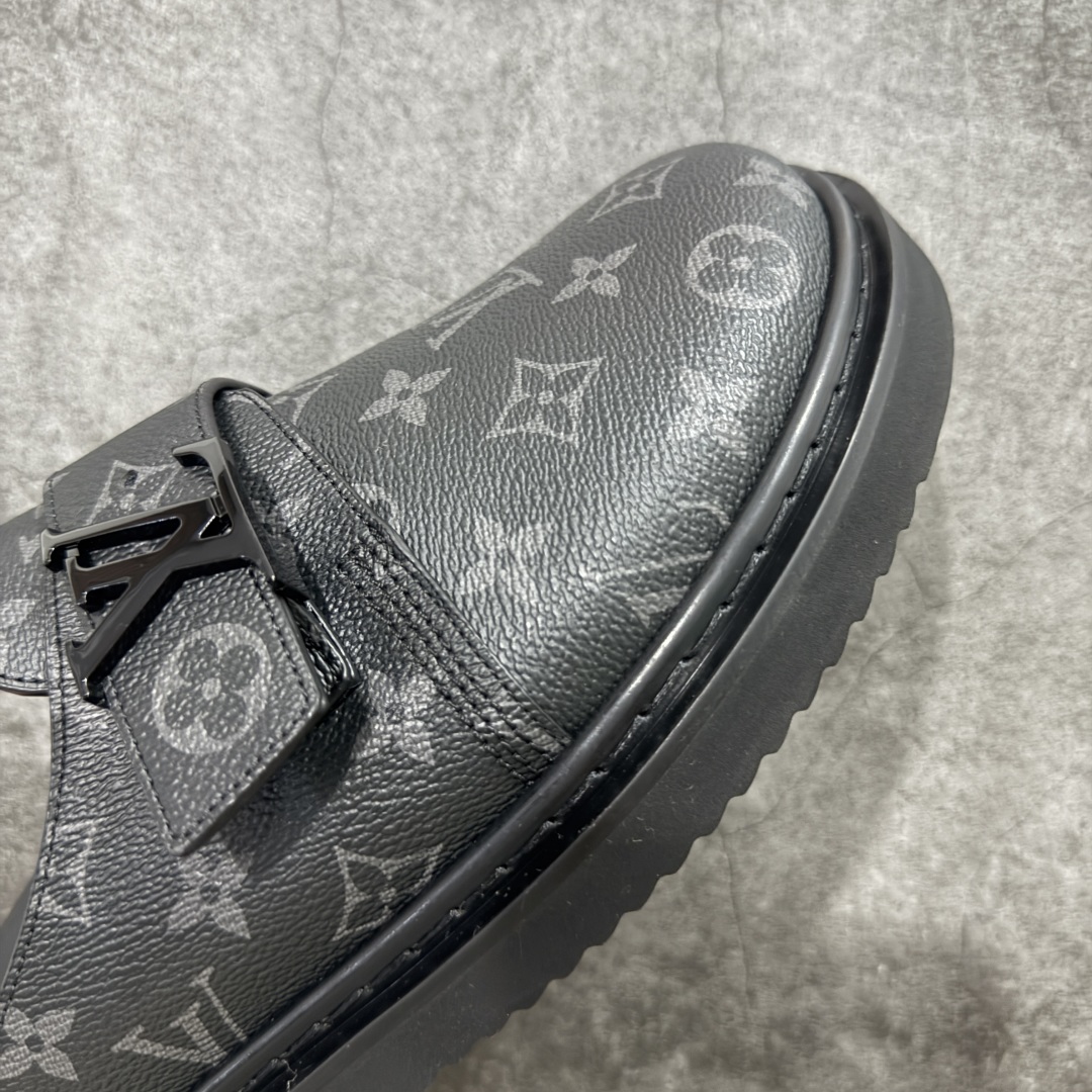 图片[6]-【佛山超A版】Louis Vuitton Easy LV皮革拼接博肯半包头拖鞋凉鞋全网首发 原版开发纳米级复刻独家私模大底内里采用全粒面头层牛皮原厂进口特A9级真正1：1老花鞋面（9级为最顶面料）印花对点对位定制电镀五金整体还原度95%以上经典老花永不过时！原版发售9800+ 尺码：383940414243444546-选品中心