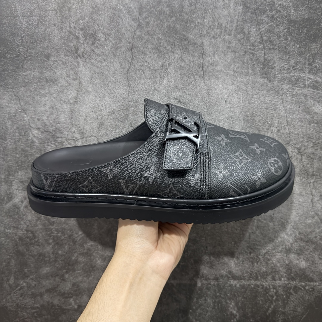 【佛山超A版】Louis Vuitton Easy LV皮革拼接博肯半包头拖鞋凉鞋全网首发 原版开发纳米级复刻独家私模大底内里采用全粒面头层牛皮原厂进口特A9级真正1:1老花鞋面(9级为最顶面料)印花对点对位定制电镀五金整体还原度95%以上经典老花永不过时!原版发售9800+ 尺码:383940414243444546-选品中心