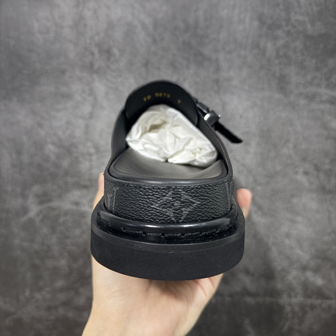 图片[4]-【佛山超A版】Louis Vuitton Easy LV皮革拼接博肯半包头拖鞋凉鞋全网首发 原版开发纳米级复刻独家私模大底内里采用全粒面头层牛皮原厂进口特A9级真正1：1老花鞋面（9级为最顶面料）印花对点对位定制电镀五金整体还原度95%以上经典老花永不过时！原版发售9800+ 尺码：383940414243444546-选品中心