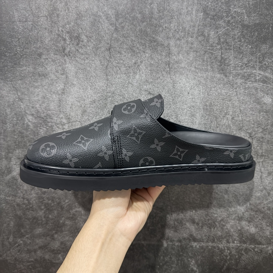 图片[2]-【佛山超A版】Louis Vuitton Easy LV皮革拼接博肯半包头拖鞋凉鞋全网首发 原版开发纳米级复刻独家私模大底内里采用全粒面头层牛皮原厂进口特A9级真正1：1老花鞋面（9级为最顶面料）印花对点对位定制电镀五金整体还原度95%以上经典老花永不过时！原版发售9800+ 尺码：383940414243444546-选品中心