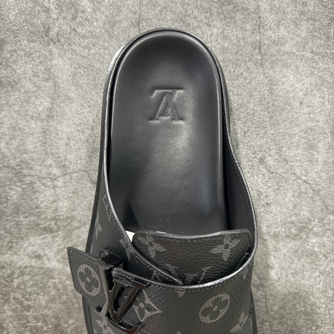 图片[8]-【佛山超A版】Louis Vuitton Easy LV皮革拼接博肯半包头拖鞋凉鞋全网首发 原版开发纳米级复刻独家私模大底内里采用全粒面头层牛皮原厂进口特A9级真正1：1老花鞋面（9级为最顶面料）印花对点对位定制电镀五金整体还原度95%以上经典老花永不过时！原版发售9800+ 尺码：383940414243444546-选品中心