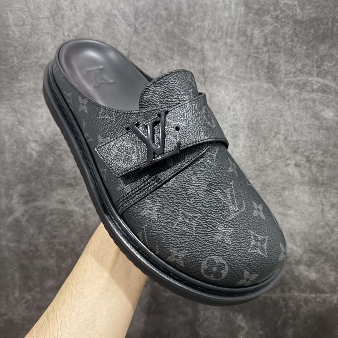 图片[3]-【佛山超A版】Louis Vuitton Easy LV皮革拼接博肯半包头拖鞋凉鞋全网首发 原版开发纳米级复刻独家私模大底内里采用全粒面头层牛皮原厂进口特A9级真正1：1老花鞋面（9级为最顶面料）印花对点对位定制电镀五金整体还原度95%以上经典老花永不过时！原版发售9800+ 尺码：383940414243444546-选品中心