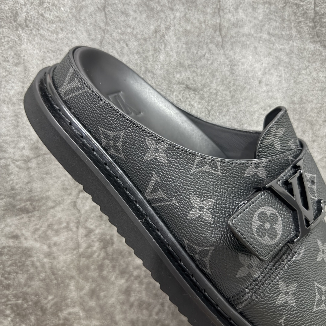 图片[7]-【佛山超A版】Louis Vuitton Easy LV皮革拼接博肯半包头拖鞋凉鞋全网首发 原版开发纳米级复刻独家私模大底内里采用全粒面头层牛皮原厂进口特A9级真正1：1老花鞋面（9级为最顶面料）印花对点对位定制电镀五金整体还原度95%以上经典老花永不过时！原版发售9800+ 尺码：383940414243444546-选品中心