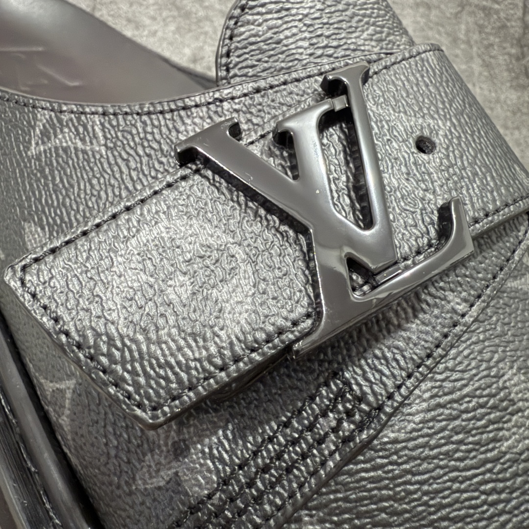 图片[4]-【佛山超A版】Louis Vuitton Easy LV皮革拼接博肯半包头拖鞋凉鞋全网首发 原版开发纳米级复刻独家私模大底内里采用全粒面头层牛皮原厂进口特A9级真正1：1老花鞋面（9级为最顶面料）印花对点对位定制电镀五金整体还原度95%以上经典老花永不过时！原版发售9800+ 尺码：383940414243444546-选品中心