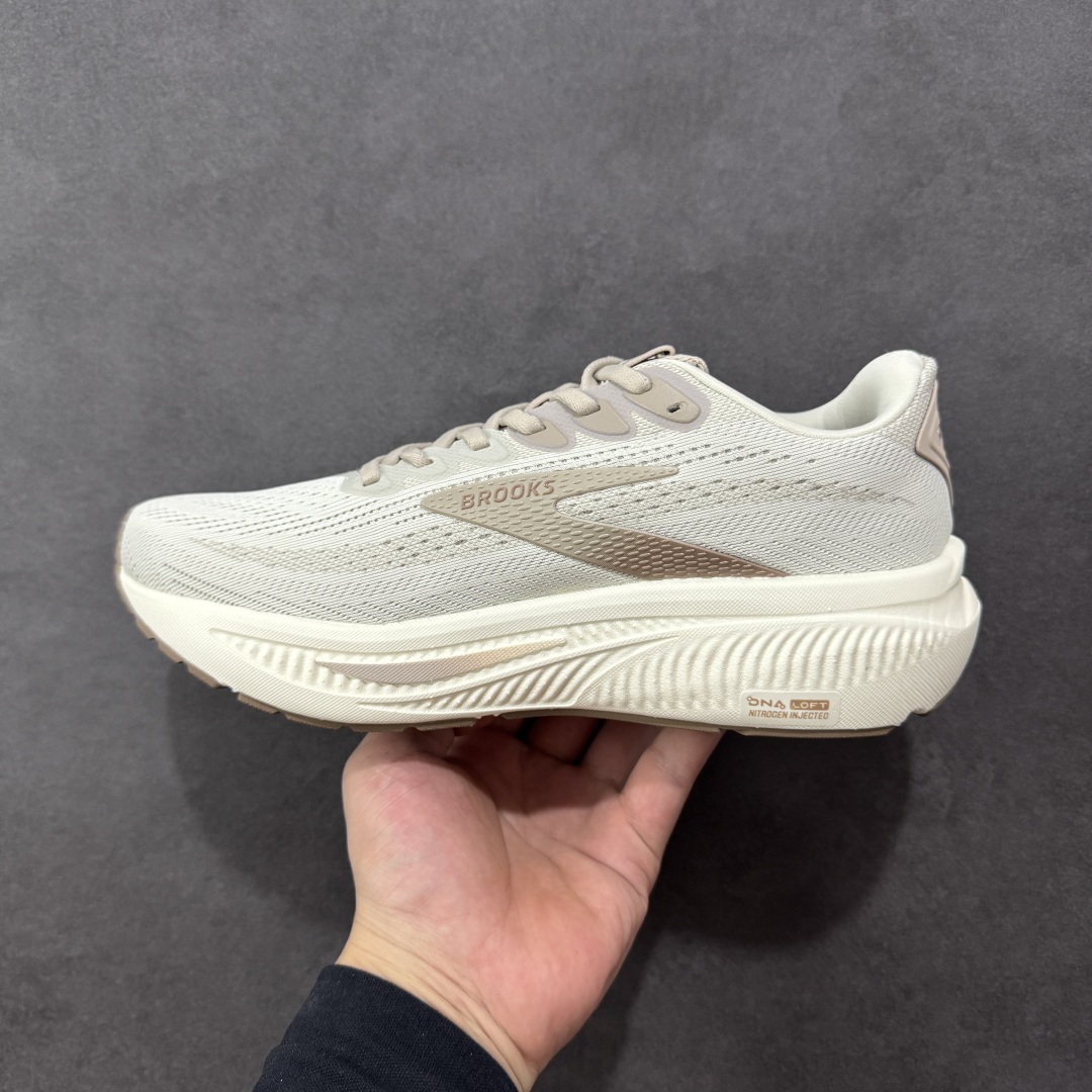 图片[2]-【CK纯原版】外贸热款专供 Brooks 布鲁克斯 Ghost 17 网面运动鞋 官方售价1K+ 超临界Q弹大底 正确鞋底带钢印 平台专供品质 完美鞋型 做工清洁度 软碳大底 透气鞋面 跑步健身优选版本 尺码：36 36.5 37.5 38 38.5 39 40 40.5 41 42 42.5 43 44 45 46-选品中心