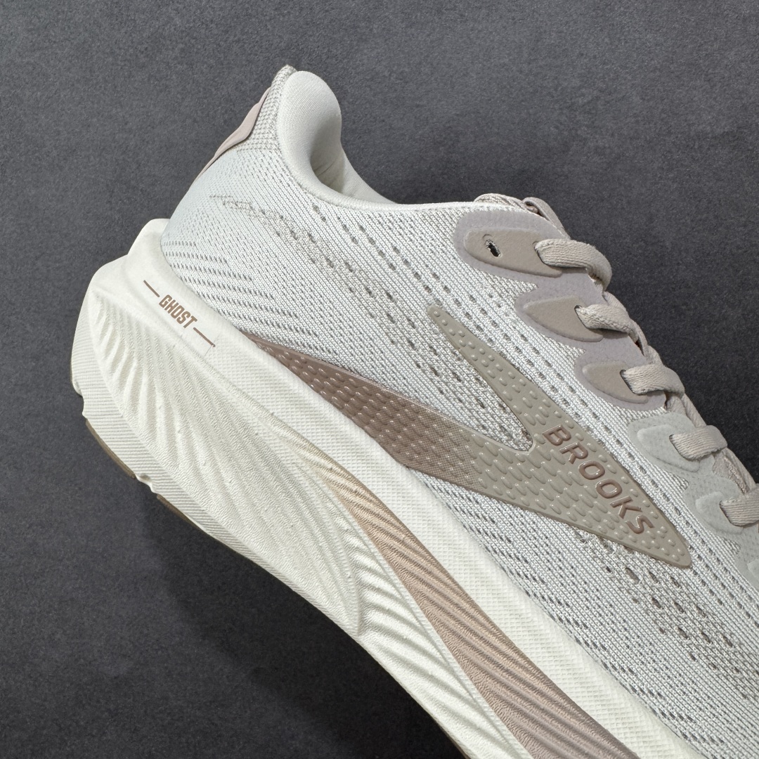 图片[6]-【CK纯原版】外贸热款专供 Brooks 布鲁克斯 Ghost 17 网面运动鞋 官方售价1K+ 超临界Q弹大底 正确鞋底带钢印 平台专供品质 完美鞋型 做工清洁度 软碳大底 透气鞋面 跑步健身优选版本 尺码：36 36.5 37.5 38 38.5 39 40 40.5 41 42 42.5 43 44 45 46-选品中心