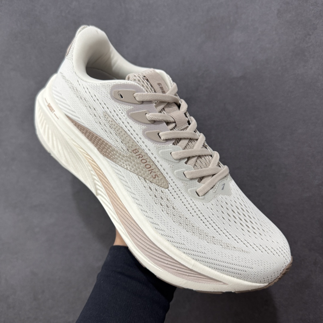 图片[3]-【CK纯原版】外贸热款专供 Brooks 布鲁克斯 Ghost 17 网面运动鞋 官方售价1K+ 超临界Q弹大底 正确鞋底带钢印 平台专供品质 完美鞋型 做工清洁度 软碳大底 透气鞋面 跑步健身优选版本 尺码：36 36.5 37.5 38 38.5 39 40 40.5 41 42 42.5 43 44 45 46-选品中心