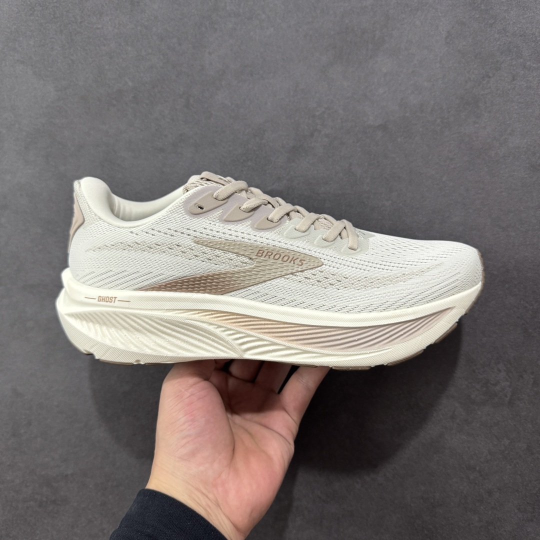 【CK纯原版】外贸热款专供 Brooks 布鲁克斯 Ghost 17 网面运动鞋 官方售价1K+ 超临界Q弹大底 正确鞋底带钢印 平台专供品质 完美鞋型 做工清洁度 软碳大底 透气鞋面 跑步健身优选版本 尺码:36 36.5 37.5 38 38.5 39 40 40.5 41 42 42.5 43 44 45 46-选品中心