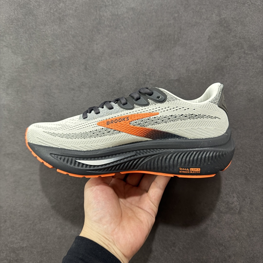 图片[2]-【CK纯原版】外贸热款专供 Brooks 布鲁克斯 Ghost 17 网面运动鞋 官方售价1K+ 超临界Q弹大底 正确鞋底带钢印 平台专供品质 完美鞋型 做工清洁度 软碳大底 透气鞋面 跑步健身优选版本 尺码：40 40.5 41 42 42.5 43 44 45 46-选品中心