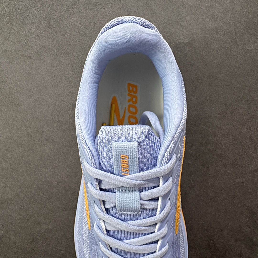 图片[7]-【CK纯原版】外贸热款专供 Brooks 布鲁克斯 Ghost 17 网面运动鞋 官方售价1K+ 超临界Q弹大底 正确鞋底带钢印 平台专供品质 完美鞋型 做工清洁度 软碳大底 透气鞋面 跑步健身优选版本 尺码：36 36.5 37.5 38 38.5 39 40 40.5 41 42 42.5 43 44 45 46-选品中心