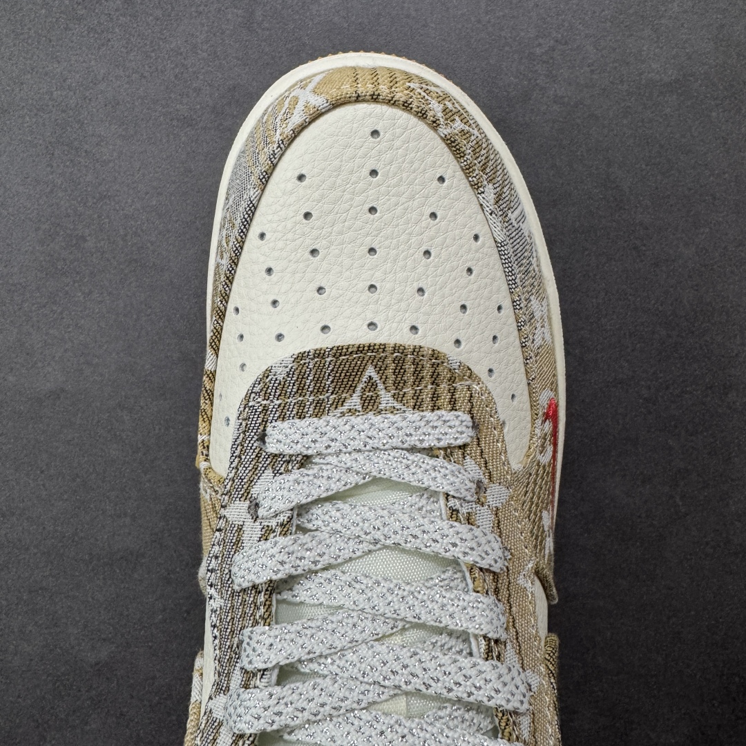 图片[8]-【定制版】Nike Air Force 1\’07 Low LV联名 灰棕花布 空军一号低帮休闲板鞋  #原楦头原纸板 原装鞋盒 定制五金配件 内置全掌气垫 原厂鞋底 货号：DF0188-076  尺码：36 36.5 37.5 38 38.5 39 40 40.5 41 42 42.5 43 44 44.5 45 编码：HXSA310320-选品中心