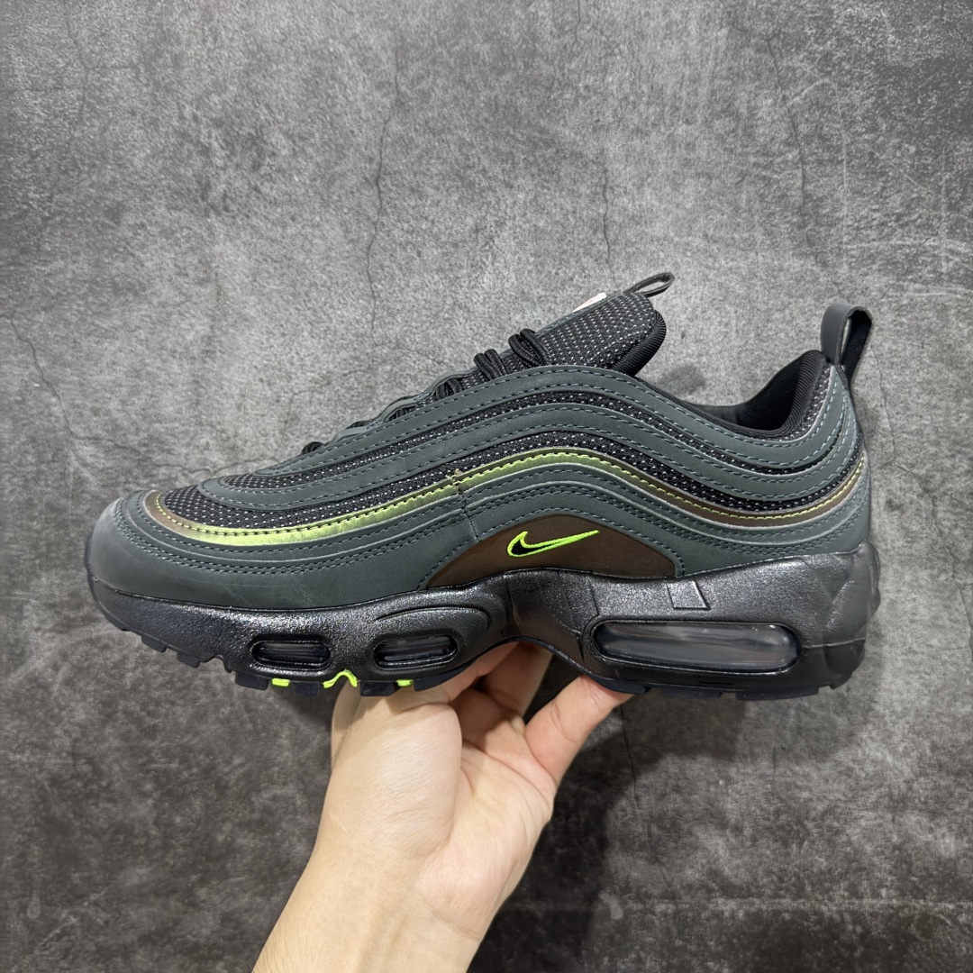 图片[2]-【纯原版】Division St. x Nike Air Max 95/97 Ducks of a Feather Thunder 舒适百搭耐磨 低帮 休闲跑步鞋 男款 黑色 II1711-900 顶级纯原 原盒原配件齐 男鞋真标半码制 升级原楦开发楦型 采用全新电脑针车缜密针痕#回弹PU模真气垫脚感大底❗️ 尺码：39-46含半码-选品中心