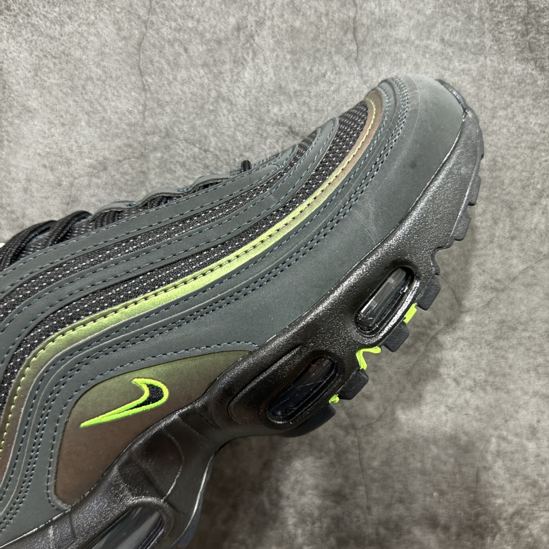 图片[6]-【纯原版】Division St. x Nike Air Max 95/97 Ducks of a Feather Thunder 舒适百搭耐磨 低帮 休闲跑步鞋 男款 黑色 II1711-900 顶级纯原 原盒原配件齐 男鞋真标半码制 升级原楦开发楦型 采用全新电脑针车缜密针痕#回弹PU模真气垫脚感大底❗️ 尺码：39-46含半码-选品中心