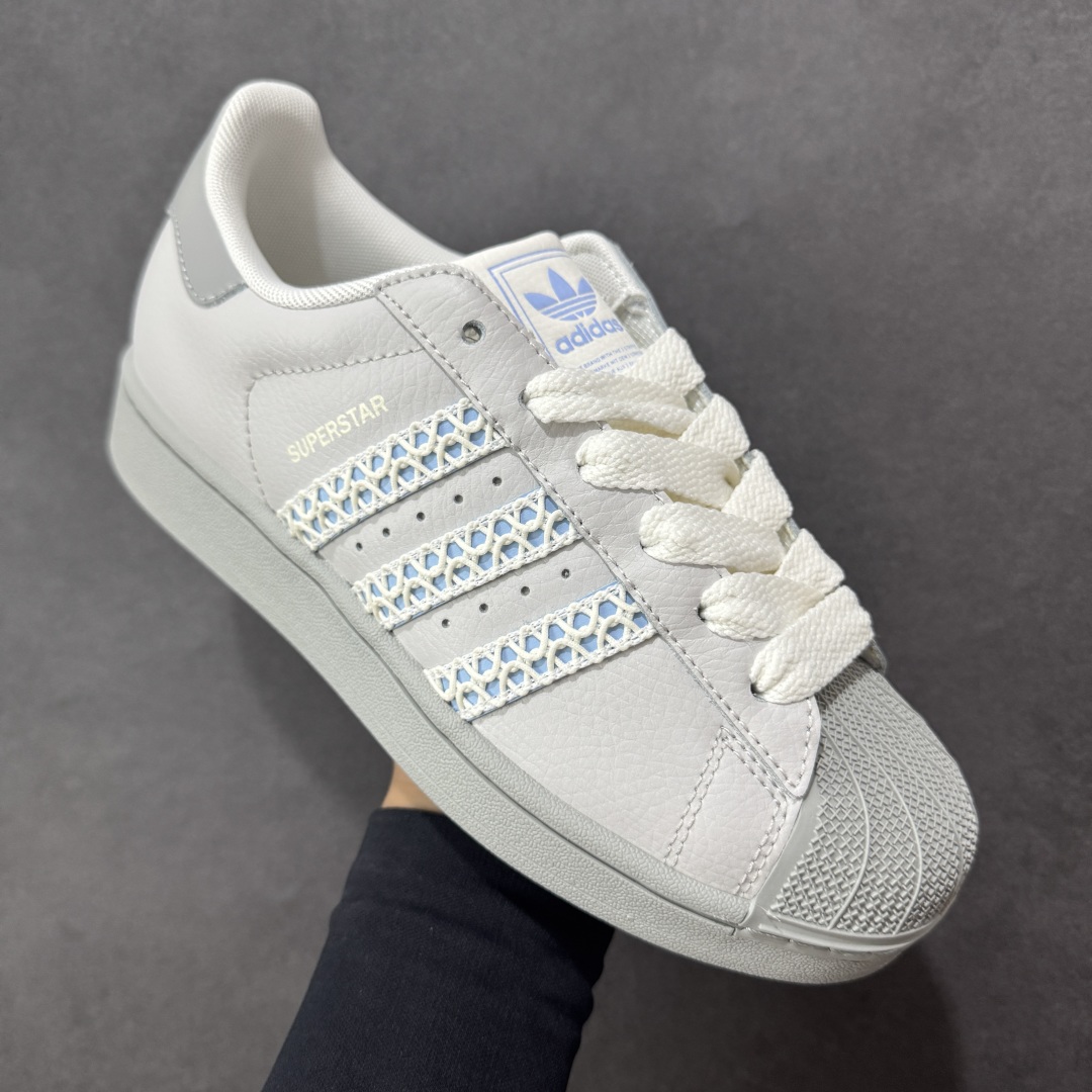 图片[3]-【公司级】AD Originals Superstar II 贝壳头 采用全新头层拼接皮革材质后跟采用特色3D立体印字 渠道正品订单 诠释市场最高工艺水平全鞋进口头层皮料打造区别市面普通真标版本，进出专柜无压力 货号：JQ8729 尺码：35 36 36⅔ 37⅓ 38 38⅔ 39⅓ 40 40⅔ 41⅓ 42 42⅔ 43-选品中心