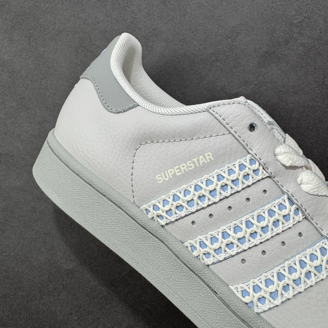 图片[6]-【公司级】AD Originals Superstar II 贝壳头 采用全新头层拼接皮革材质后跟采用特色3D立体印字 渠道正品订单 诠释市场最高工艺水平全鞋进口头层皮料打造区别市面普通真标版本，进出专柜无压力 货号：JQ8729 尺码：35 36 36⅔ 37⅓ 38 38⅔ 39⅓ 40 40⅔ 41⅓ 42 42⅔ 43-选品中心