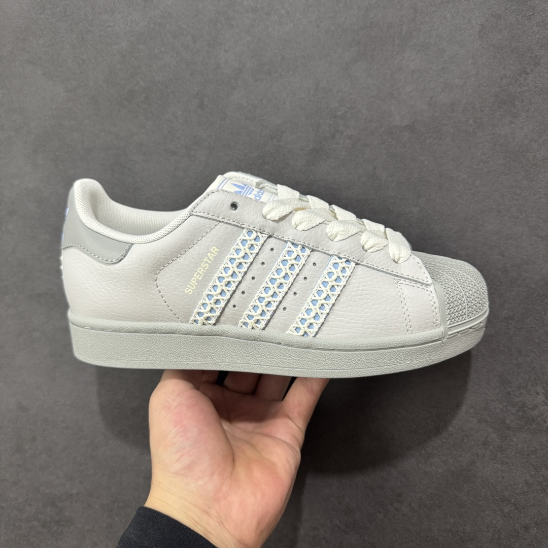 【公司级】AD Originals Superstar II 贝壳头 采用全新头层拼接皮革材质后跟采用特色3D立体印字 渠道正品订单 诠释市场最高工艺水平全鞋进口头层皮料打造区别市面普通真标版本,进出专柜无压力 货号:JQ8729 尺码:35 36 36⅔ 37⅓ 38 38⅔ 39⅓ 40 40⅔ 41⅓ 42 42⅔ 43-选品中心