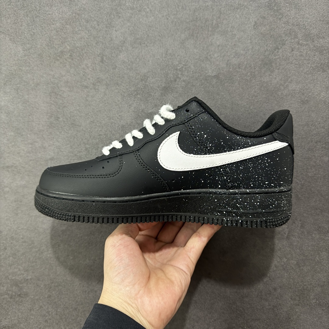 图片[2]-【定制版】Nike Air Force 1 Low’07 繁星似点 手绘 泼墨 空军一号低帮休闲板鞋 定制皮料 定制鞋盒 原楦原纸板 纯正空军版型 内置全掌气垫 货号：ZH0316-101 尺码：36 36.5 37.5 38 38.5 39 40 40.5 41 42 42.5 43 44 44.5 45 编码：HXSA310320-选品中心